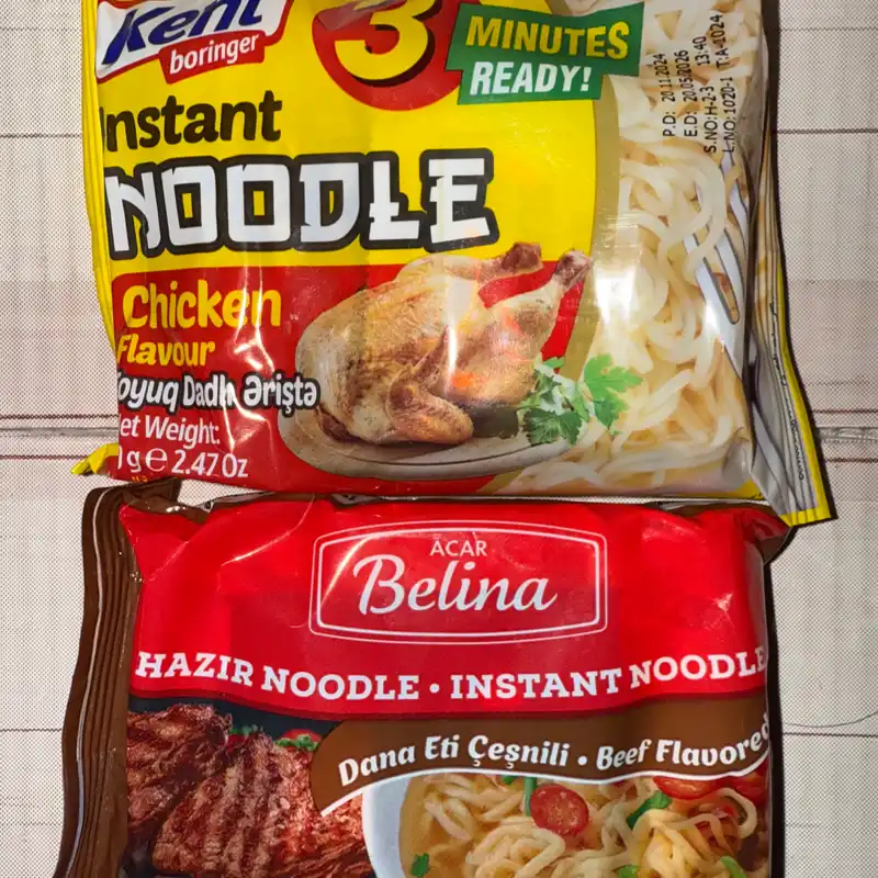 Sopas instantáneas 