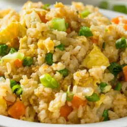 Arroz Frito con Vegetales 