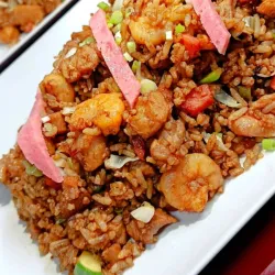 Arroz Frito con Frutos del Mar