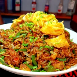 Arroz frito con Cerdo
