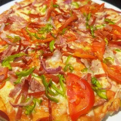 Pizza con Vegetales