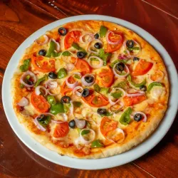 Pizza con Vegetales