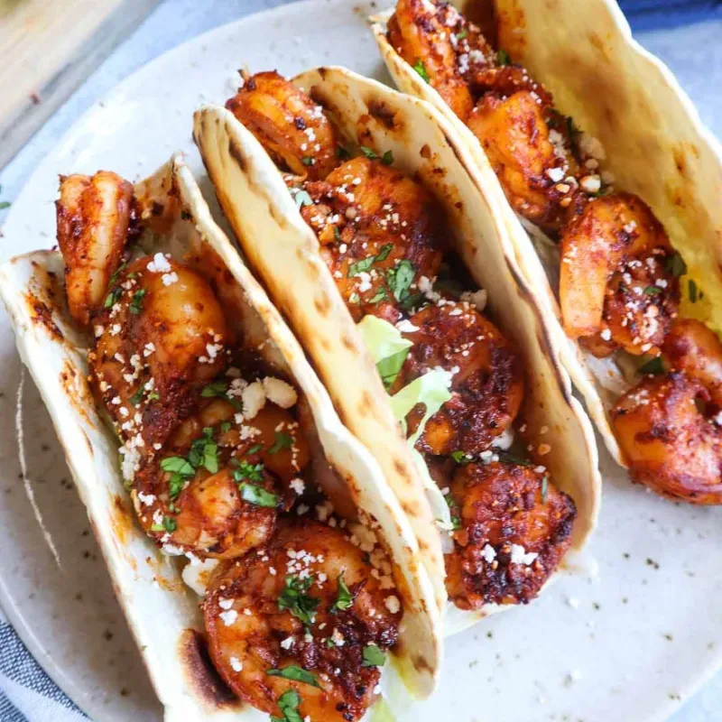 Tacos de Camarones 