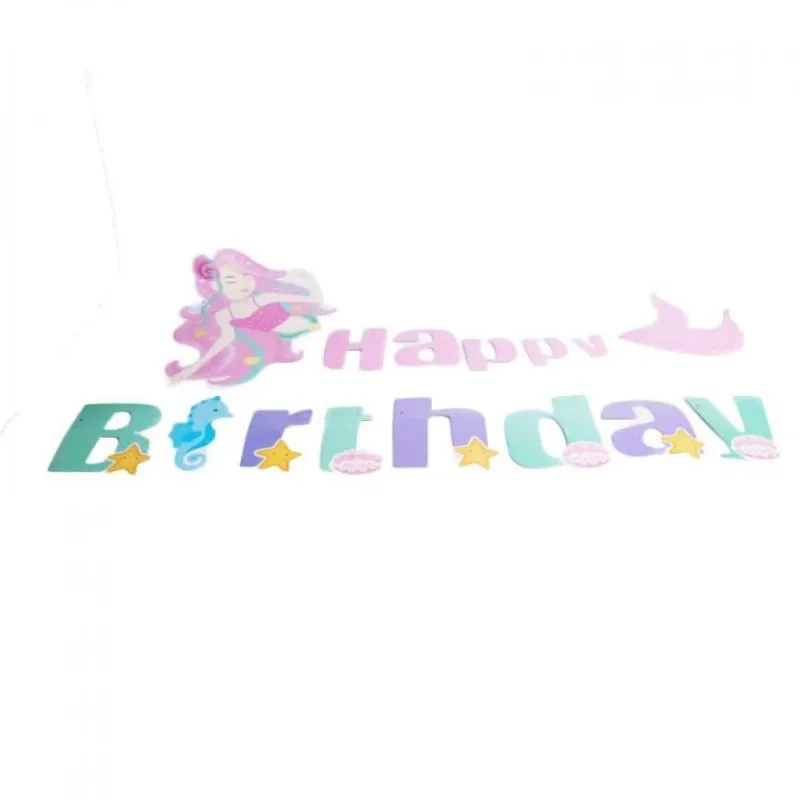 BANDERA HBD UNICORNIO