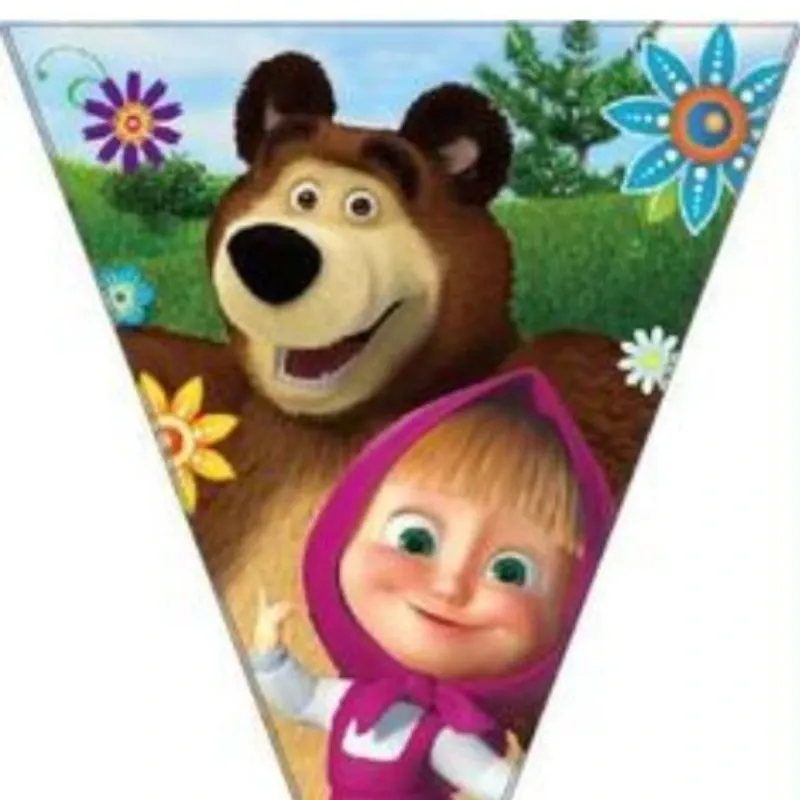 BANDERA MASHA Y EL OSO