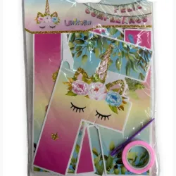 BANDERIN F/C PERSONALIZADO UNICORNIO