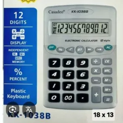 CALCULADORA KK1038B 18 X 13 CM