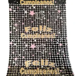 CORTINA MET BANDA ANCHA FELIZ CUMPLEAÑOS