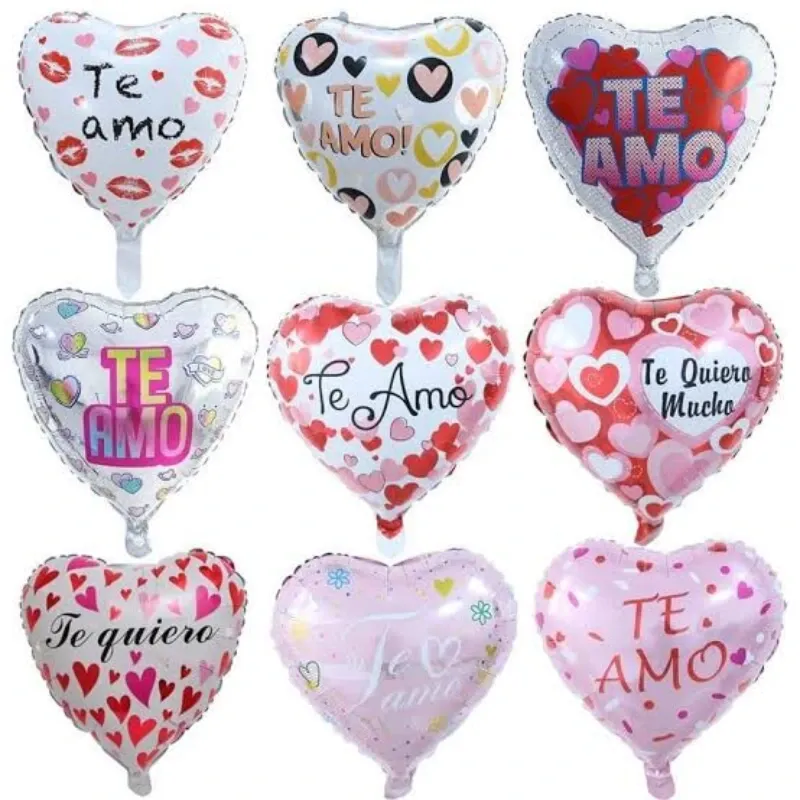 GLOBO MET 16" CORAZON AMOR