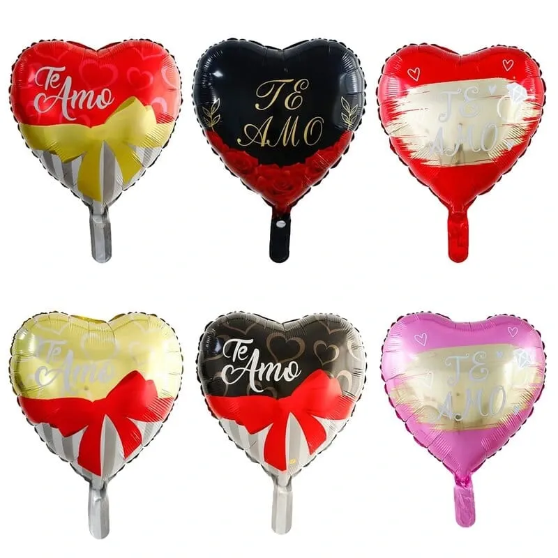GLOBO MET 16" CORAZON AMOR