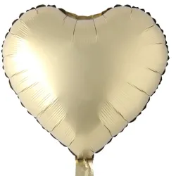 GLOBO MET 16" CORAZON BRONCE MATE