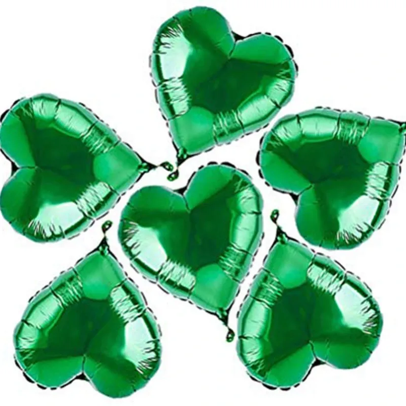 GLOBO MET 16" CORAZON VERDE