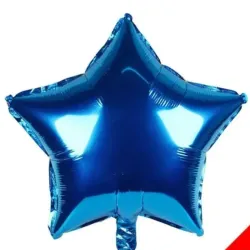 GLOBO MET 16" ESTRELLA AZUL