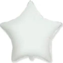 GLOBO MET 16" ESTRELLA BLANCA