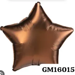 GLOBO MET 16" ESTRELLA CARMELITA METAL