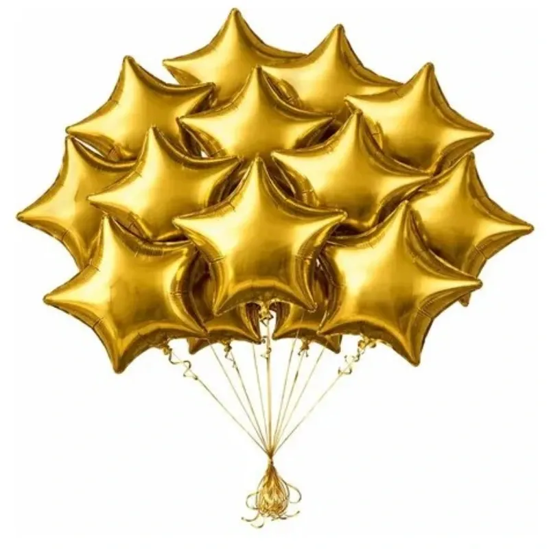 GLOBO MET 16" ESTRELLA DORADA