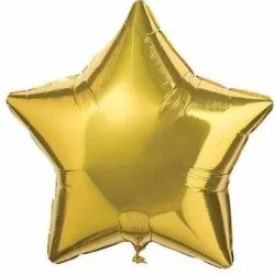 GLOBO MET 16" ESTRELLA DORADA