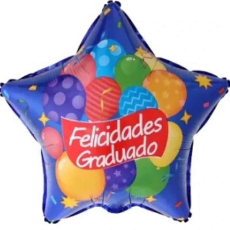 GLOBO MET 16" ESTRELLA GRADUACION
