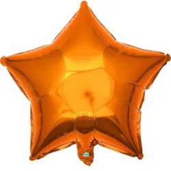 GLOBO MET 16" ESTRELLA NARANJA