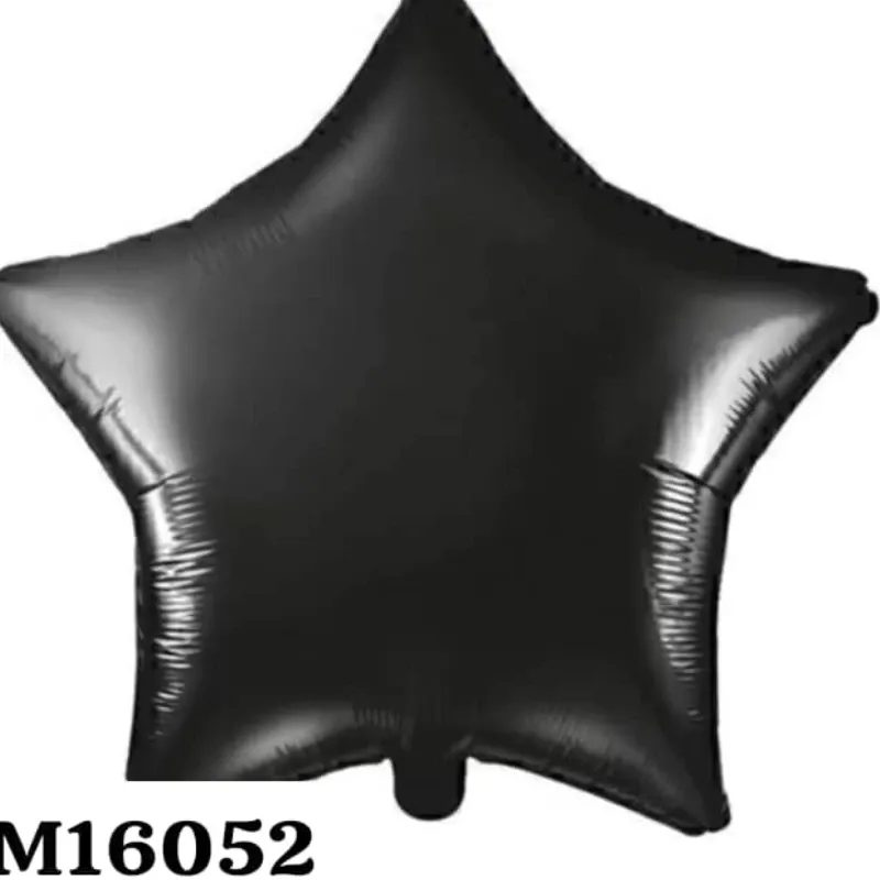 GLOBO MET 16" ESTRELLA NEGRA
