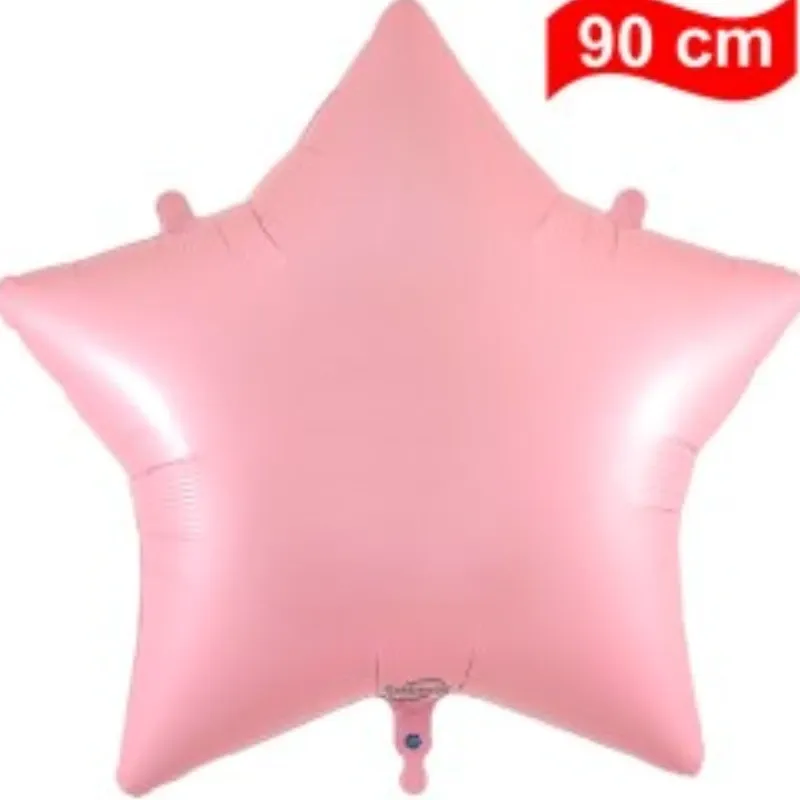 GLOBO MET 16" ESTRELLA ROSA PASTEL