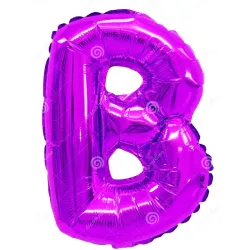 GLOBO MET 16" LETRA B MORADO