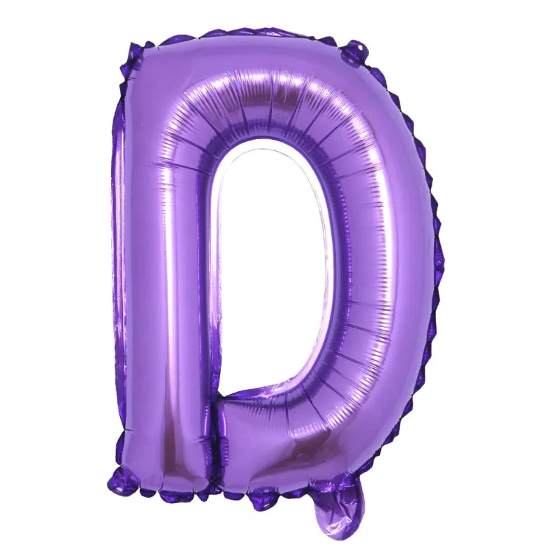 GLOBO MET 16" LETRA D MORADO