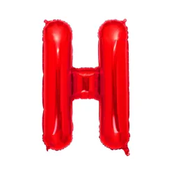 GLOBO MET 16" LETRA H ROJO