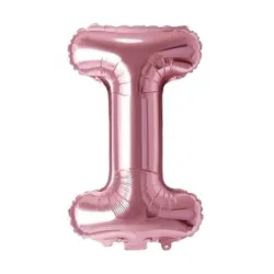GLOBO MET 16" LETRA I ROSADO