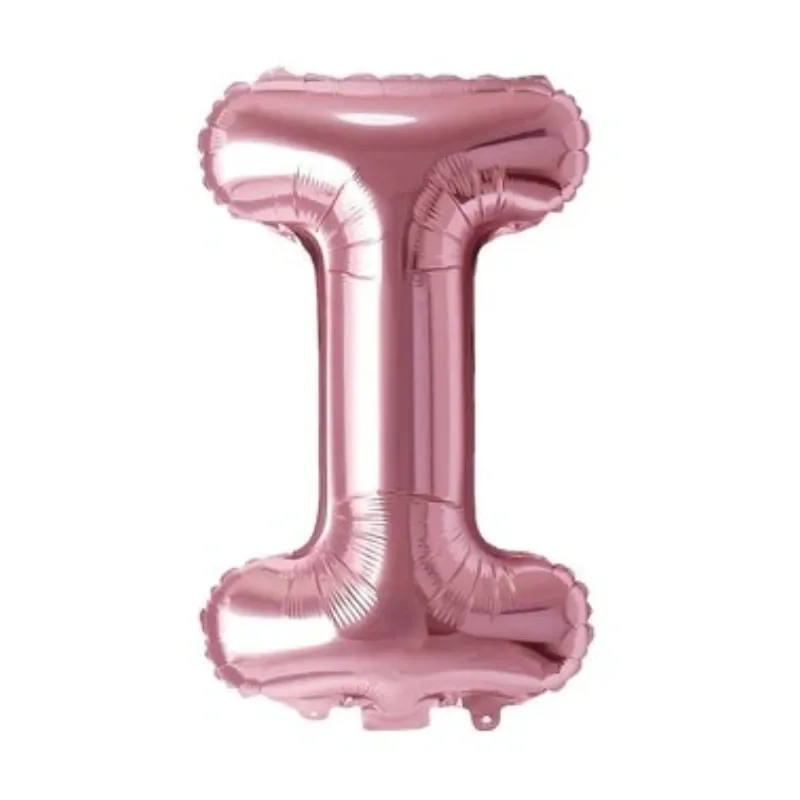 GLOBO MET 16" LETRA I ROSADO