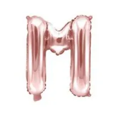 GLOBO MET 16" LETRA M ROSADO
