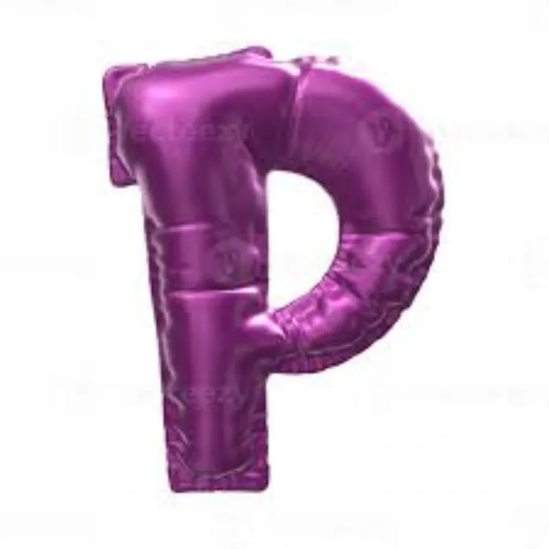 GLOBO MET 16" LETRA P MORADO