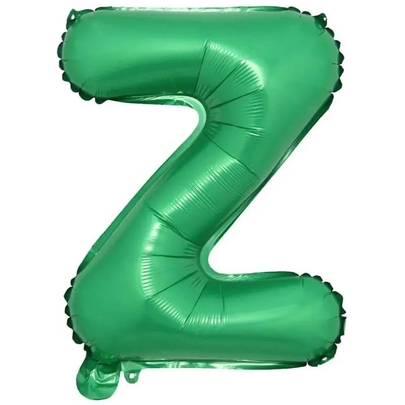 GLOBO MET 16" LETRA Z VERDE