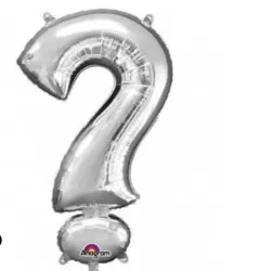 GLOBO MET 16" SIGNO ? PLATEADO