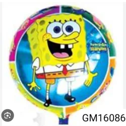 GLOBO MET 16" REDONDO BOB ESPONJA