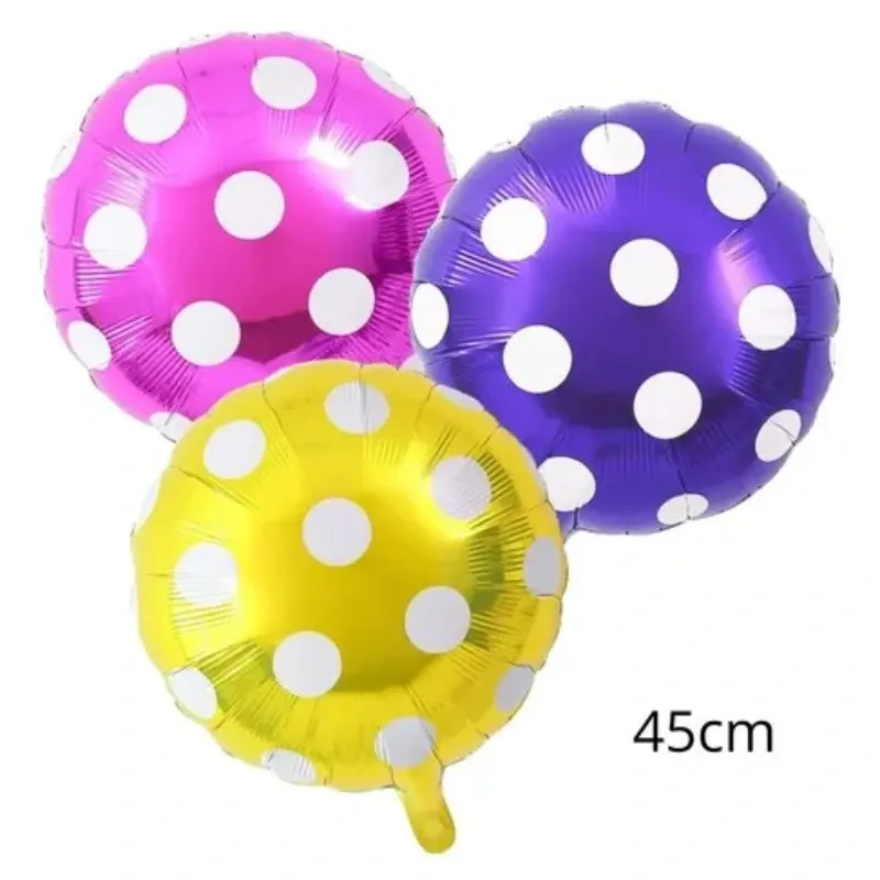 GLOBO MET 16" REDONDO BOLA BLANCA FONDO FUCSIA