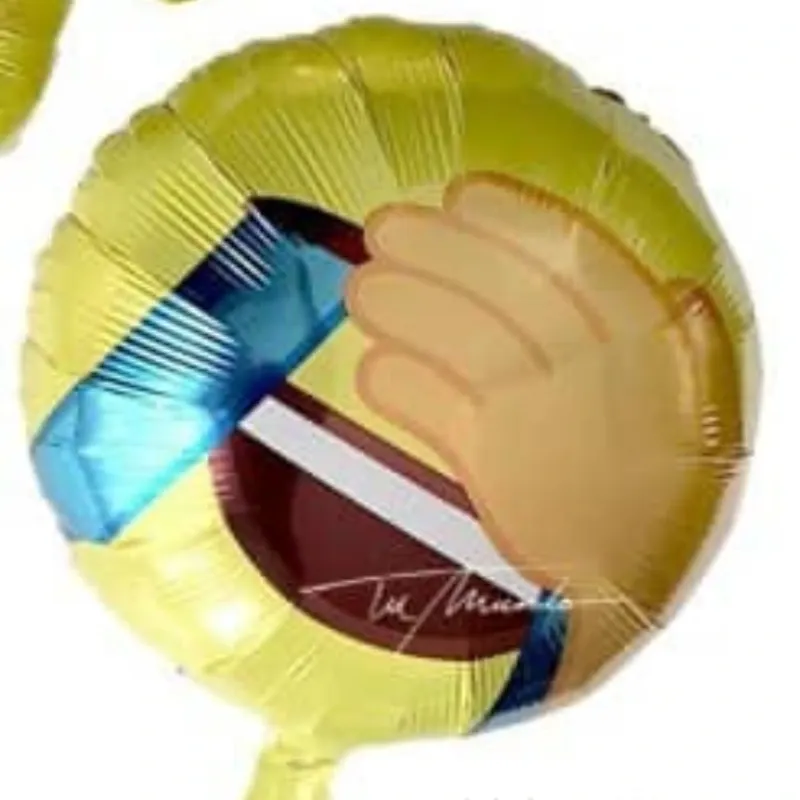 GLOBO MET 16" REDONDO EMOJI