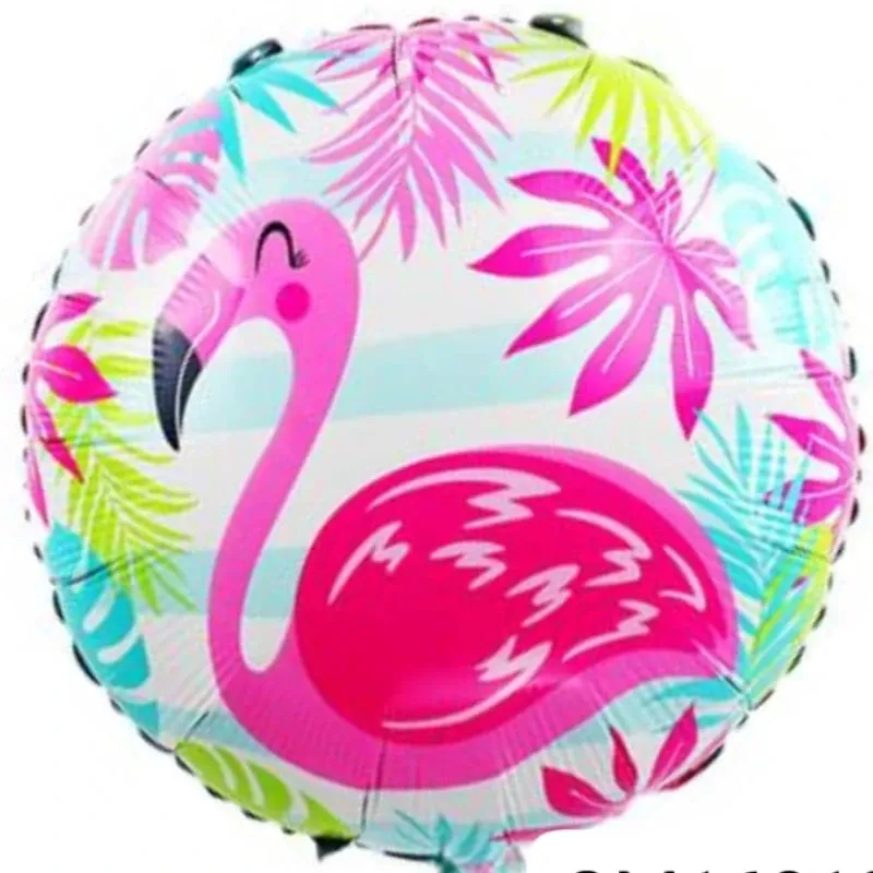 GLOBO MET 16" REDONDO FLAMENCO