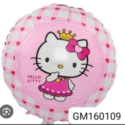 GLOBO MET 16" REDONDO HELLO KITTY