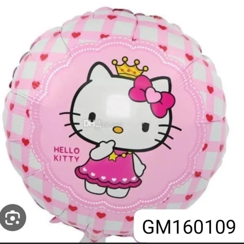 GLOBO MET 16" REDONDO HELLO KITTY