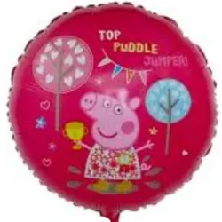 GLOBO MET 16" REDONDO PEPA PIG