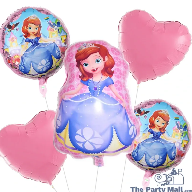 GLOBO MET 16" REDONDO PRINCESA SOFIA