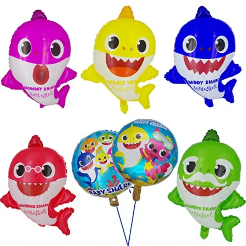 GLOBO MET 32" BABY SHARK ROSADO