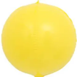 GLOBO MET 32" BALON 3D AMARILLO
