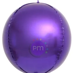 GLOBO MET 32" BALON 3D MORADO