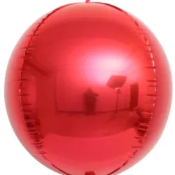 GLOBO MET 32" BALON 3D ROJO