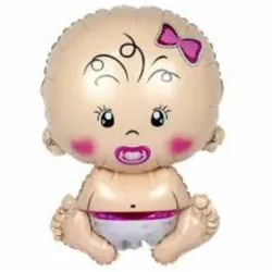 GLOBO MET 32" BEBE HEMBRA