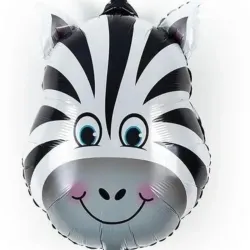 GLOBO MET 32" CABEZA CEBRA
