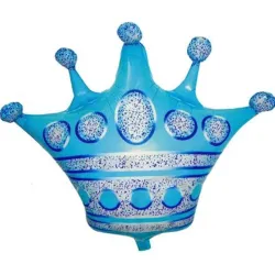 GLOBO MET 32" CORONA CELESTE