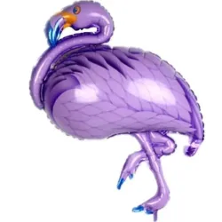 GLOBO MET 32" FLAMENCO MORADO